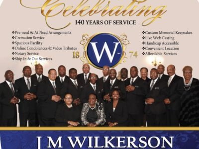 J M Wilkerson Funeral Establishment, Inc. obituaries