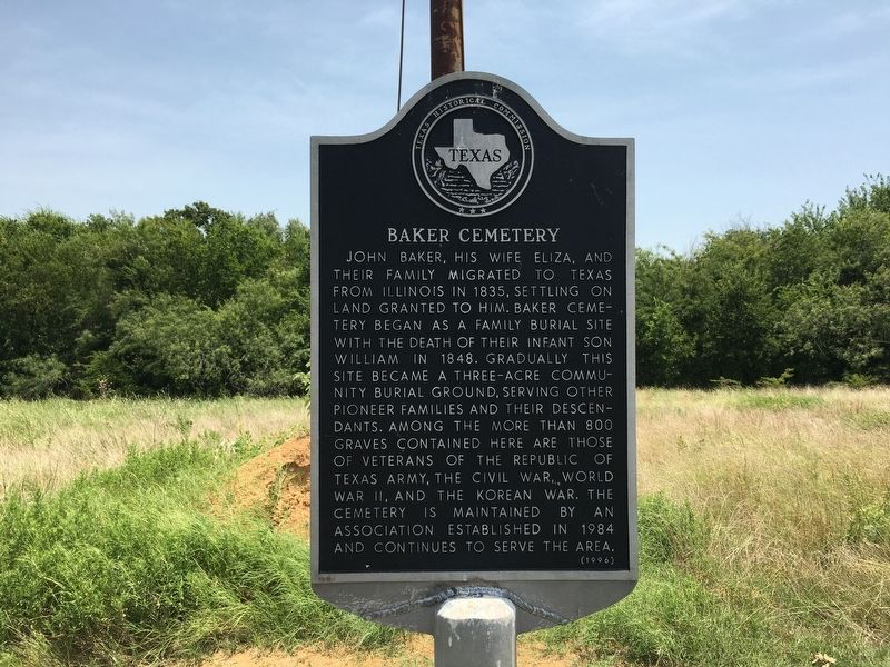 Baker Funeral Home - Texas State Historical Marker