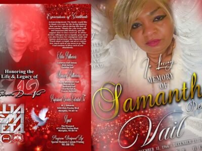 Obituaries "Funeral Programs" by Special Moments Custom Printing(Funeral Programs, Obituaries)