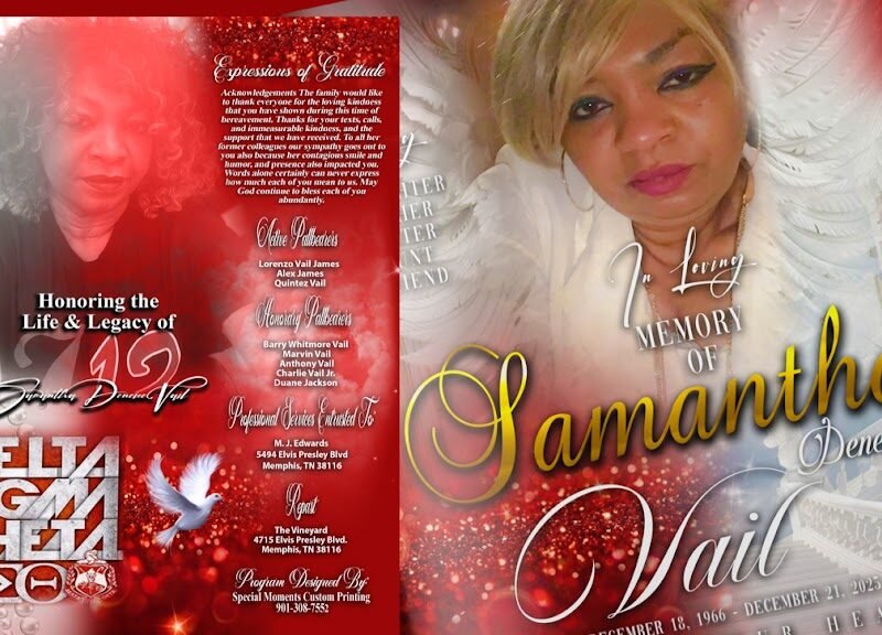 Obituaries "Funeral Programs" by Special Moments Custom Printing(Funeral Programs, Obituaries)