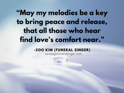 San Diego Funeral Singer