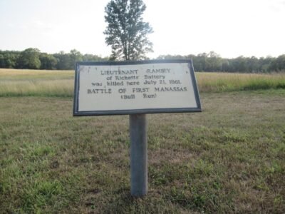 Lieutenant Ramsey Mortuary Marker