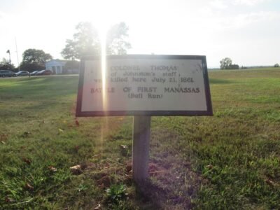 Colonel Thomas Mortuary Marker